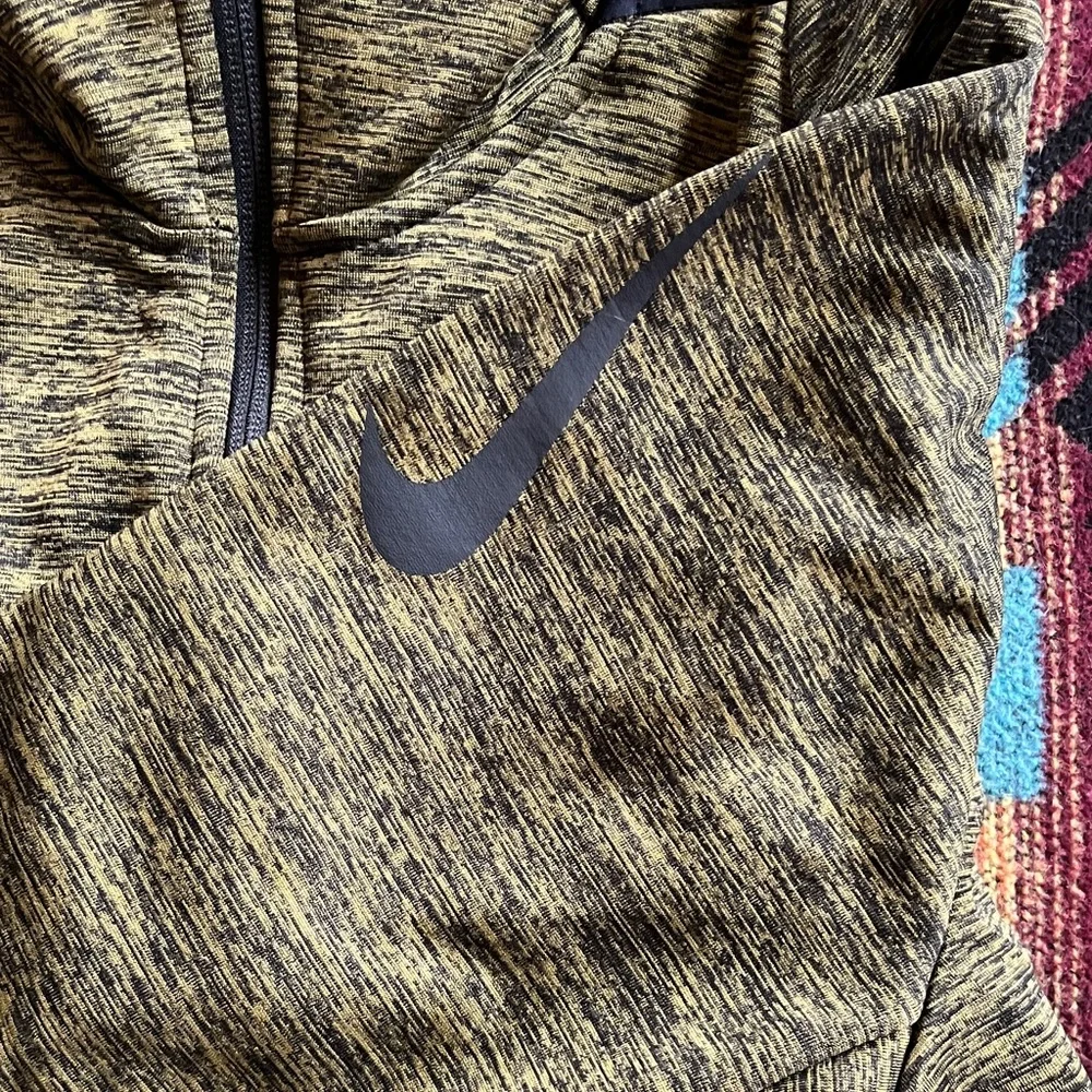 Nike Olive Green Hombre Cold Weather Lined Full-Zip Running Jacket - Picture 2 of 8